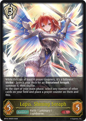 Lapis, Shining Seraph (BP16-095EN) [New World Genesis]
