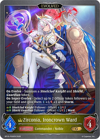 Zirconia, Ironcrown Ward (Evolved) - P06 (Foil) (BP16-P06EN) [New World Genesis]