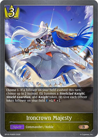 Ironcrown Majesty - P08 (Foil) (BP16-P08EN) [New World Genesis]