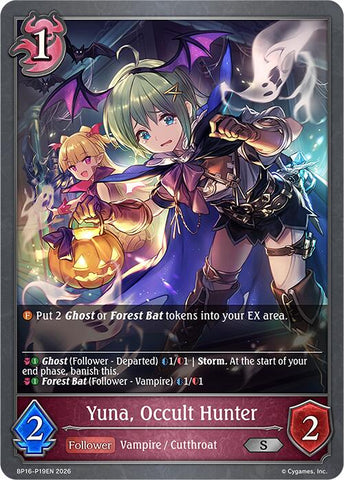 Yuna, Occult Hunter - P19 (Foil) (BP16-P19EN) [New World Genesis]