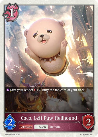 Coco, Left Paw Hellhound - P31 (Foil) (BP16-P31EN) [New World Genesis]