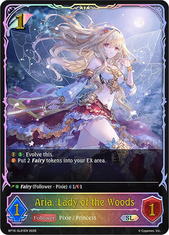 Aria, Lady of the Woods (BP16-SL01EN) [New World Genesis]