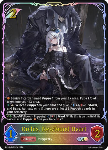 Orchis, Newfound Heart (BP16-SL03EN) [New World Genesis]