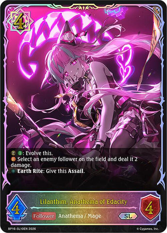 Lilanthim, Anathema of Edacity (BP16-SL10EN) [New World Genesis]