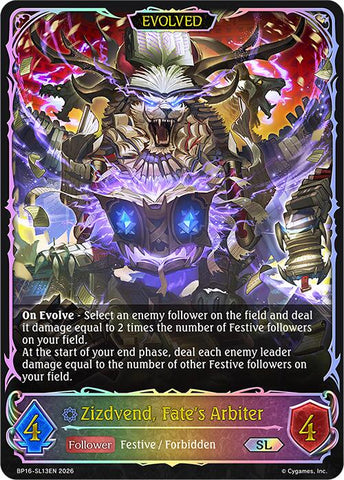 Zizdvend, Fate's Arbiter (Evolved) (BP16-SL13EN) [New World Genesis]