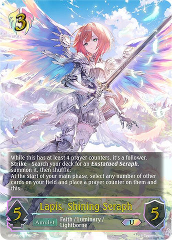 Lapis, Shining Seraph (BP16-U06EN) [New World Genesis]