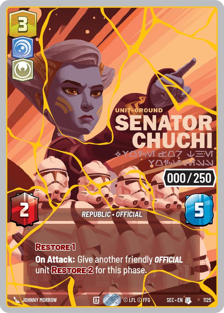 Senator Chuchi - Voice for the Voiceless (1125) (Serialized) (Gold) (1125) [Secrets of Power]