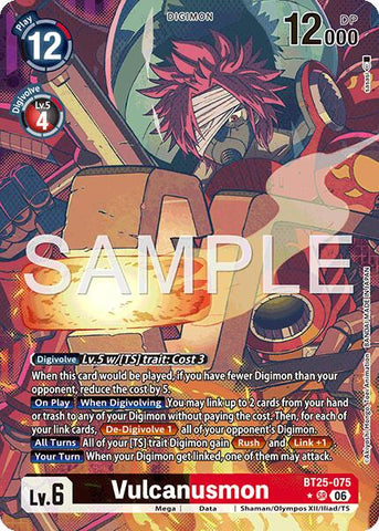 Vulcanusmon [BT25-075] (Alternate Art) [Dual Revolution]