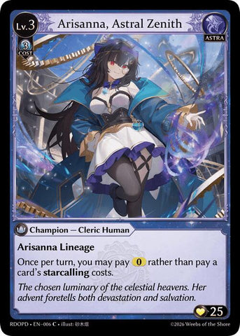 Arisanna, Astral Zenith (006) [Radiant Origins: Pantheon]
