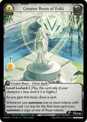 Greater Boon of Enki (067) [Radiant Origins: Pantheon]