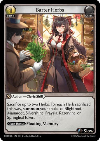 Barter Herbs (044) [Radiant Origins: Pantheon]