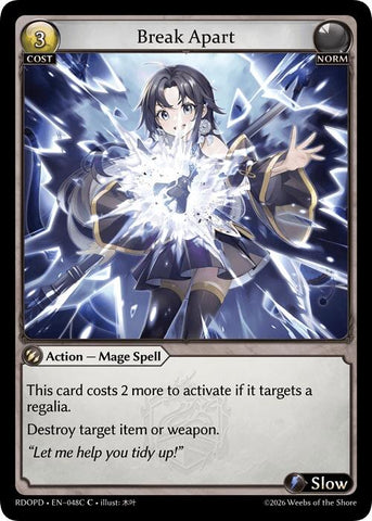 Break Apart (048C) [Radiant Origins: Pantheon]
