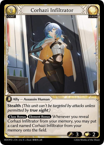 Corhazi Infiltrator (216) [Radiant Origins: Pantheon]