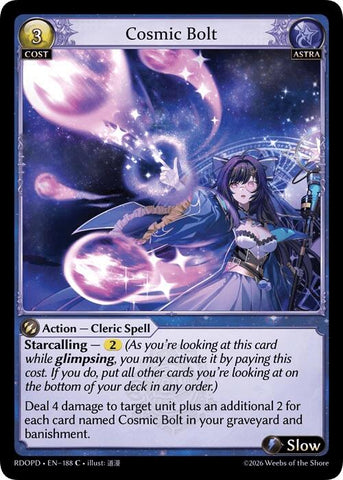 Cosmic Bolt (188) [Radiant Origins: Pantheon]