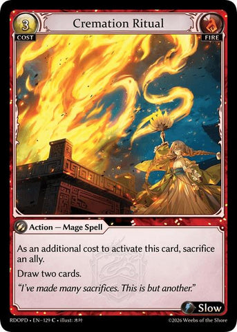 Cremation Ritual (129) [Radiant Origins: Pantheon]