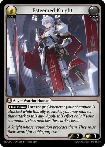 Esteemed Knight (060) [Radiant Origins: Pantheon]