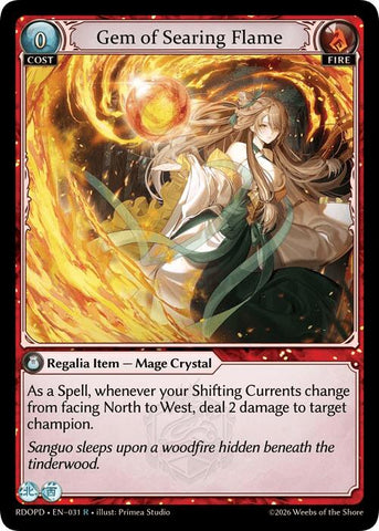 Gem of Searing Flame (031) [Radiant Origins: Pantheon]