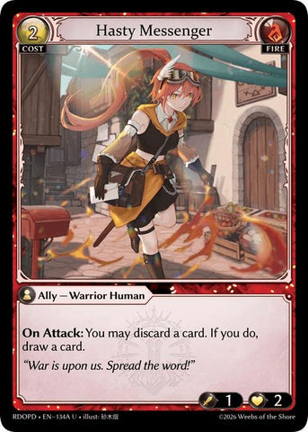 Hasty Messenger (134A) [Radiant Origins: Pantheon]