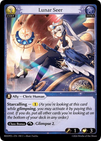 Lunar Seer (190) [Radiant Origins: Pantheon]