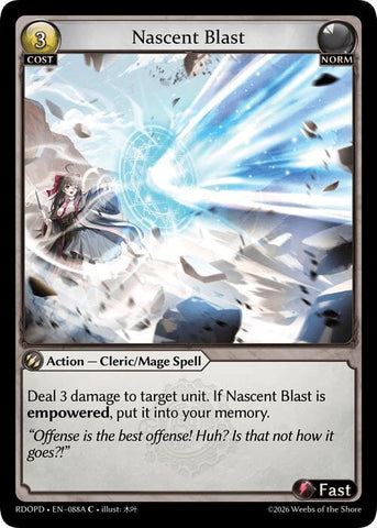 Nascent Blast (088A) [Radiant Origins: Pantheon]