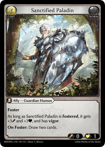 Sanctified Paladin (101) [Radiant Origins: Pantheon]