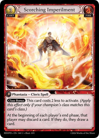 Scorching Imperilment (144) [Radiant Origins: Pantheon]