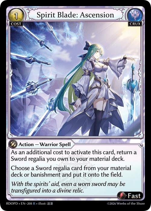 Spirit Blade: Ascension (208) [Radiant Origins: Pantheon]