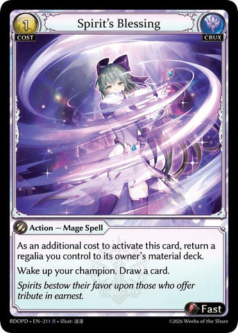 Spirit's Blessing (211) [Radiant Origins: Pantheon]