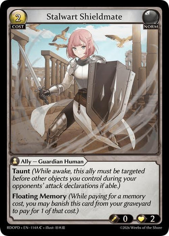 Stalwart Shieldmate (114A) [Radiant Origins: Pantheon]