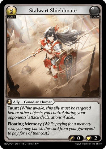 Stalwart Shieldmate (114B) [Radiant Origins: Pantheon]