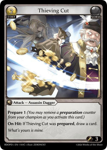 Thieving Cut (118) [Radiant Origins: Pantheon]
