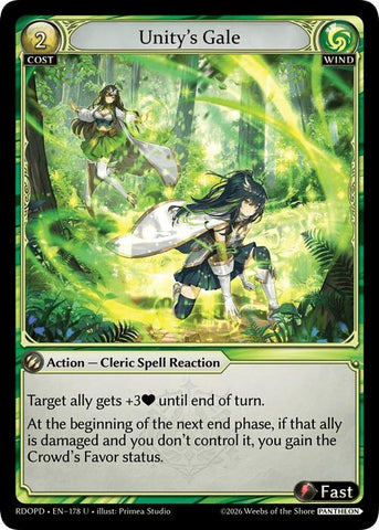 Unity's Gale (178) [Radiant Origins: Pantheon]