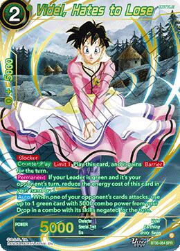 Videl, Hates to Lose (SPR) (BT30-054) [Three Glorious Fighters]