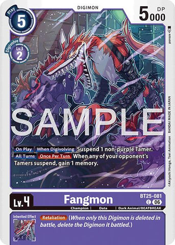 Fangmon [BT25-081] [Dual Revolution]