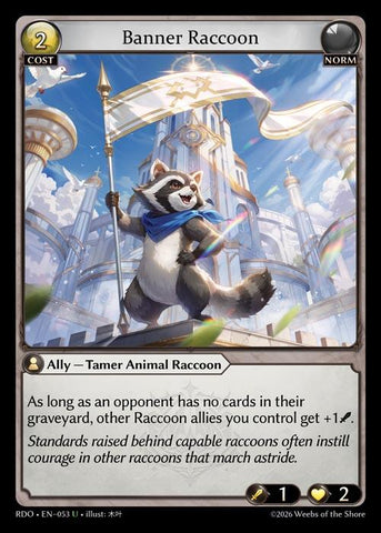 Banner Raccoon (53) [Radiant Origins]