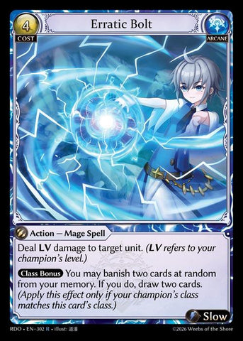 Erratic Bolt (302) [Radiant Origins]