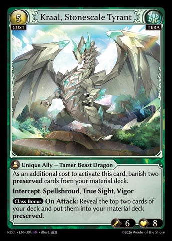 Kraal, Stonescale Tyrant (384) [Radiant Origins]