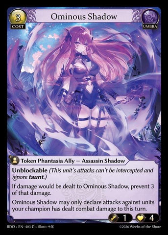 Ominous Shadow (403) [Radiant Origins]
