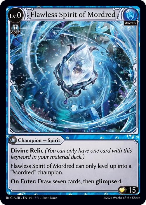 Flawless Spirit of Mordred (1) [Mordred Re: Collection, Aurelian Regent]