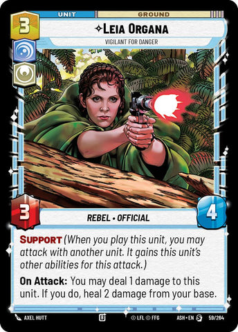 Leia Organa - Vigilant for Danger (59/264) (59/264) [Ashes of the Empire]