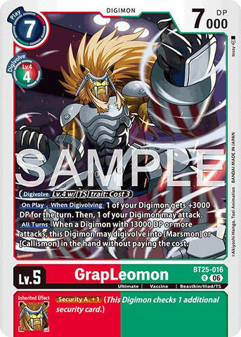 GrapLeomon [BT25-016] [Dual Revolution]