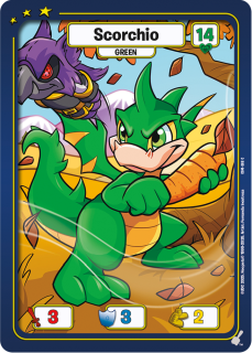 Scorchio (Green) [Champions of Meridell]