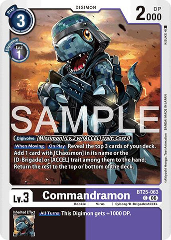 Commandramon [BT25-063] [Dual Revolution]
