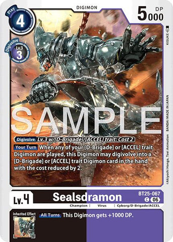 Sealsdramon [BT25-067] [Dual Revolution]
