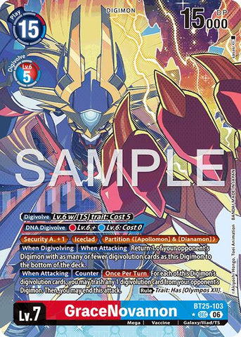 GraceNovamon [BT25-103] (Alternate Art) [Dual Revolution]