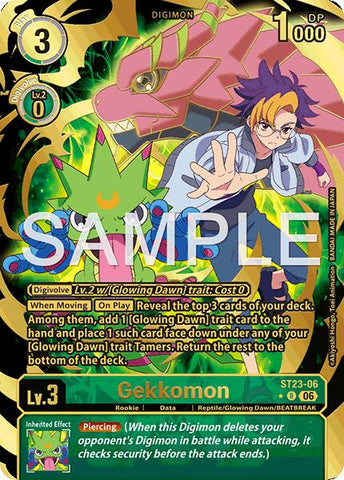 Gekkomon [ST23-06] (Rare Pull) [Starter Deck: Beatbreak]
