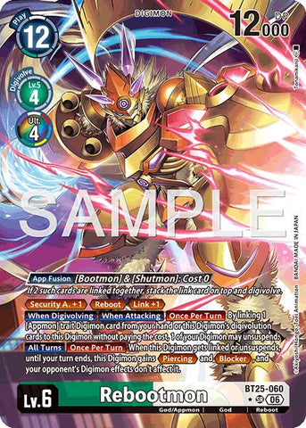 Rebootmon [BT25-060] (Alternate Art) [Dual Revolution]