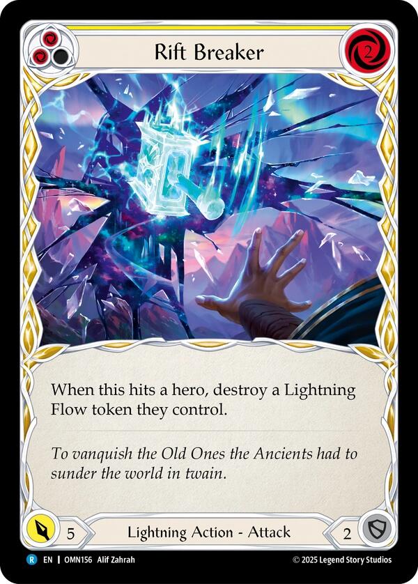 Rift Breaker (Yellow) [OMN156] (Omens of the Third Age)  Rainbow Foil