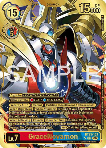 GraceNovamon [BT25-103] (Rare Pull) [Dual Revolution]