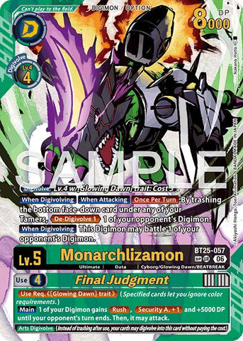 Monarchlizamon // Final Judgement [BT25-057] (SP) [Dual Revolution]